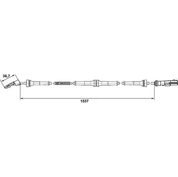 ABS Snímač, počet otáček kol, , BOSCH, 0 265 007 938