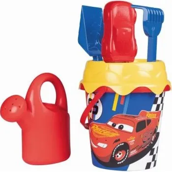 Hračka na písek Smoby Kyblíček Cars s konvičkou a přísl., střední