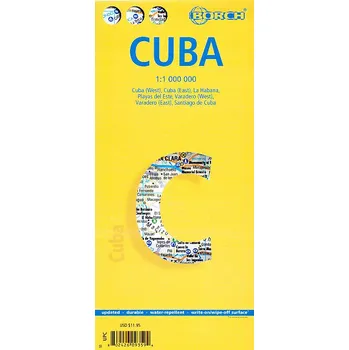 Borch mapa Cuba 1:1 mil. laminovaná