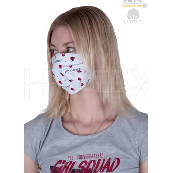 rouška Rouška dívčí bavlněná s drátkem EWANA