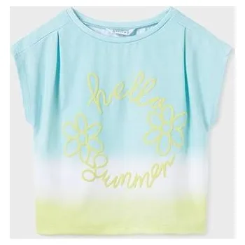 Dívčí oblečení dívčí crop tričko s ombré efektem Mayoral 6055-32 velikost 140