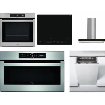 Set domácích spotřebičů WHIRLPOOL AKZ9 9480 IX + WHIRLPOOL WL S7260 NE + WHIRLPOOL WHBS 62F LT K + WHIRLPOOL ABSOLUTE AMW 730 IX + WHIRLPOOL WSIC 3M27 C