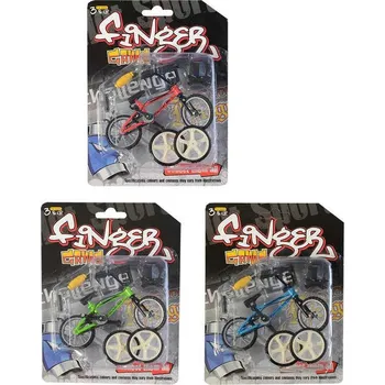 autíčko Fingerbike BMX kolo prstové + náhradní kola s doplňky různé barvy kov