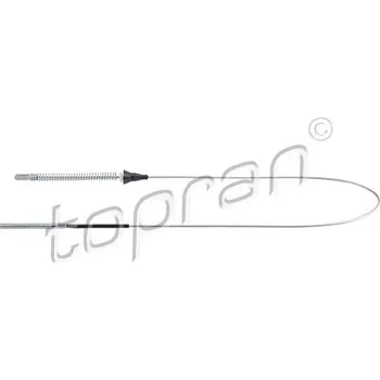 Brzdový systém Tažné lanko, parkovací brzda, , 0522614, 0522642, 522614, 522642, 90445986, 90538699, TOPRAN, 200 876