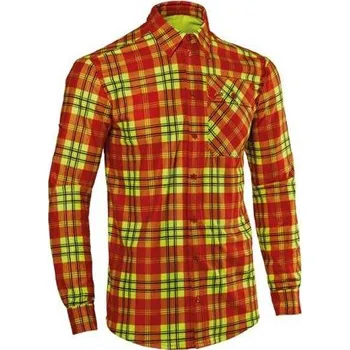 Pánská košile Košile PSS X-treme Active červeno/žlutá velikost oblečení 3XL