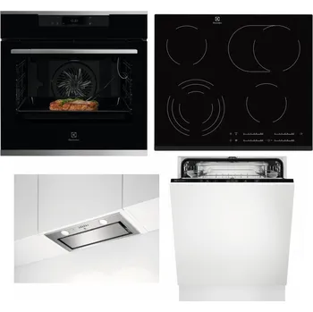 Set domácích spotřebičů ELECTROLUX KOEBP39X + ELECTROLUX EHF6547FXK + ELECTROLUX LFG716X + ELECTROLUX EEA27200L