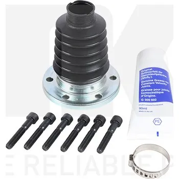 Manžeta ke kolu Sada měchů, hnací hřídel, , 191498201D, 1H0407282, 1H0407283B, 1H0407283D, 1K0498201B, 6N0498201A, 6Q0498201A, 6QE498201A, 8V0598201, NK, 524749