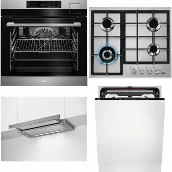 Set domácích spotřebičů AEG BSK792380M + AEG Mastery StepPower HGB64420SM + AEG DPE5660M + AEG FSE74707P