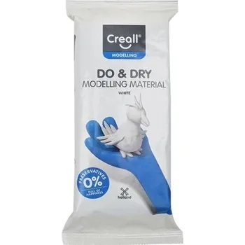 Modelovací hmota Hmota samotrvdnoucí Creall Do & Dry 500 g, bílá