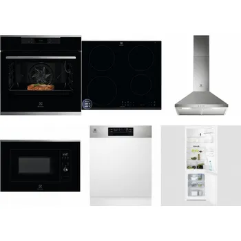 Set domácích spotřebičů ELECTROLUX KOEBP39X + ELECTROLUX LIR60433B + ELECTROLUX LFC316X + ELECTROLUX LMS2203EMX + ELECTROLUX EEM48300IX + ELECTROLUX LNT3LF18S