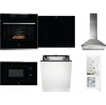 Set domácích spotřebičů ELECTROLUX KOEBP39X + ELECTROLUX EIV634 + ELECTROLUX LFC316X + ELECTROLUX LMS2203EMX + ELECTROLUX EEA27200L + ELECTROLUX ENT6TF18S