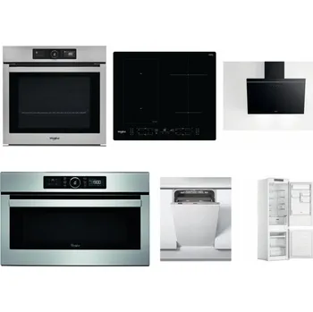 Set domácích spotřebičů WHIRLPOOL AKZ9 9480 IX + WHIRLPOOL WL B8160 NE + WHIRLPOOL AKR 62F LT K + WHIRLPOOL ABSOLUTE AMW 730 IX + WHIRLPOOL WSIC 3M27 C + WHIRLPOOL WHC18 T311