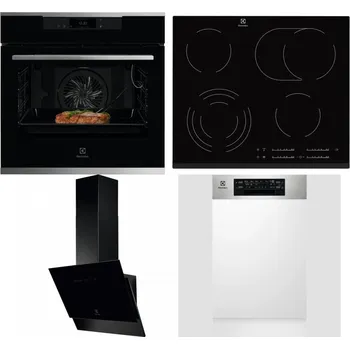 Set domácích spotřebičů ELECTROLUX KOEBP39X + ELECTROLUX EHF6547FXK + ELECTROLUX LFV616K + ELECTROLUX EEM43300IX