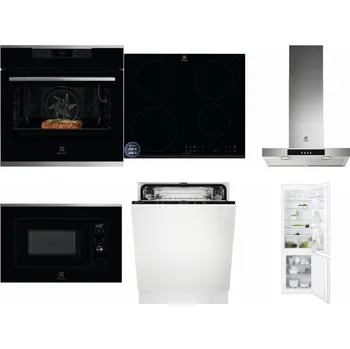 Set domácích spotřebičů ELECTROLUX KOEBP39X + ELECTROLUX LIR60433B + ELECTROLUX LFT426X + ELECTROLUX LMS2203EMX + ELECTROLUX EEA27200L + ELECTROLUX ENT6TF18S