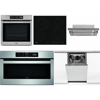 Set domácích spotřebičů WHIRLPOOL AKZ9 9480 IX + WHIRLPOOL AKT 8900 BA + WHIRLPOOL AKR 5390/1 IX + WHIRLPOOL ABSOLUTE AMW 730 IX + WHIRLPOOL WSIO 3O34 PFE X