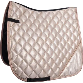 HKM Dečka podsedlová Rosegold Glitter HKM, drezurní, vanilla PONY