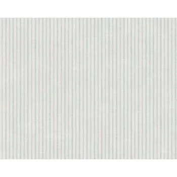 Tapeta Vliesová tapeta tyrkysové a šedé proužky ve vintage stylu, 390764 / Tapety na zeď 39076-4 Maison Charme (0,53 x 10,05 m) A.S.Création