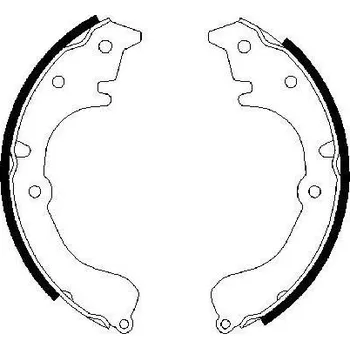 Brzdová čelist Sada brzdových čelistí, , BOSCH, 0 986 487 453