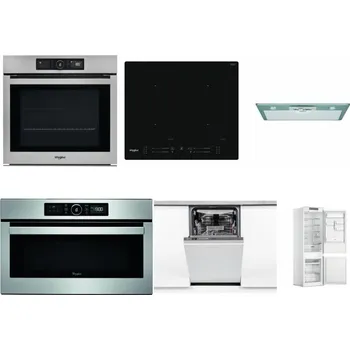 Set domácích spotřebičů WHIRLPOOL AKZ9 9480 IX + WHIRLPOOL WL S7260 NE + WHIRLPOOL AKR 650/1 IX + WHIRLPOOL ABSOLUTE AMW 730 IX + WHIRLPOOL WSIO 3O34 PFE X + WHIRLPOOL WHC18 T311