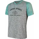 Sensor Cyklo Charger pánský dres volný krátký rukáv šedá/mint S