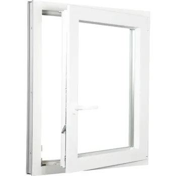 Okno ALUPLAST Plastové okno jednokřídlo bílé 110x130 Otvírání: Pravé, Zasklení: Dvojsklo Ug= 1,1