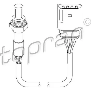 Lambda sonda Lambda sonda, , 06B906265B, TOPRAN, 111 611
