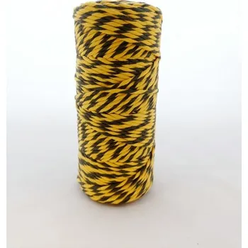 Příze Yarn Melow Šňůra Angel 3mm Mix Žlutozelená (Macramé šňůra Angel Mix Žlutozelená)