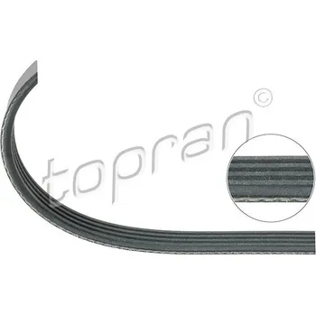 Motor automobilu ozubený klínový řemen, , 0009933396, 1609970092, A0009933396, A1609970092, TOPRAN, 408 862