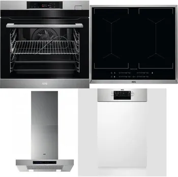 Set domácích spotřebičů AEG BSK782380M + AEG Mastery DoubleBridge IKE64450XB + AEG Mastery DBB5660HM + AEG Mastery MaxiFlex FEE73517PM