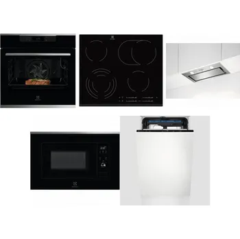 Set domácích spotřebičů ELECTROLUX KOEBP39X + ELECTROLUX EHF6547FXK + ELECTROLUX LFG716X + ELECTROLUX LMS2203EMX + ELECTROLUX EEM23100L
