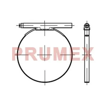 hadicová spona Hadicová spona CX9 W1 8-12