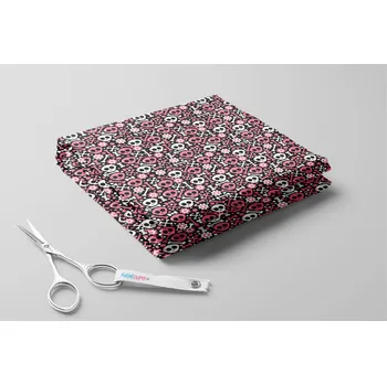 Softshell zimní, Lebky a kosti Barva: Růžovo-bílá