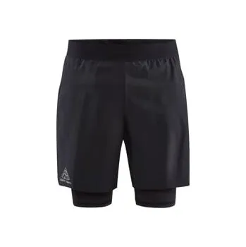 Pánské kraťasy Šortky CRAFT PRO Trail 2in1 černá XXL