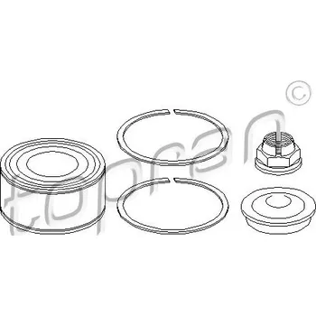 Sada ložisek kol, , 7701205972, 7701470552, TOPRAN, 700 637