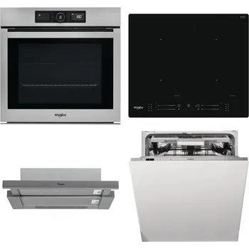 Set domácích spotřebičů WHIRLPOOL AKZ9 9480 IX + WHIRLPOOL WL S7260 NE + WHIRLPOOL AKR 749/1 IX + WHIRLPOOL WIO 3O540 PELG