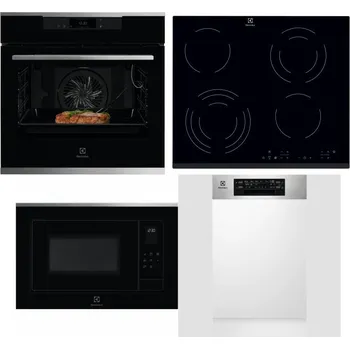 Set domácích spotřebičů ELECTROLUX KOEBP39X + ELECTROLUX EHF6343FOK + ELECTROLUX LMS4253TMX + ELECTROLUX EEM43300IX