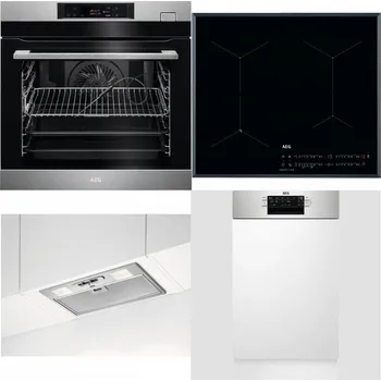 Set domácích spotřebičů AEG BSK782380M + AEG Mastery SenseFry IAE64431FB + AEG DGB3523S + AEG Mastery MaxiFlex FEE73517PM