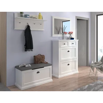 Předsíňová stěna ArtAdrk Předsíň GALINEO 2 | bílá