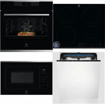 Set domácích spotřebičů ELECTROLUX KOEBP39X + ELECTROLUX LIR60433B + ELECTROLUX LMS4253TMX + ELECTROLUX EES48200L