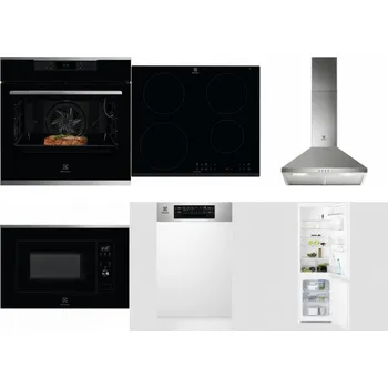 Set domácích spotřebičů ELECTROLUX KOEBP39X + ELECTROLUX LIR60430 + ELECTROLUX LFC316X + ELECTROLUX LMS2203EMX + ELECTROLUX EEM43300IX + ELECTROLUX LNT3LF18S