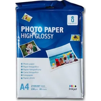 Fotopapír Fotopapír lesklý A4 - 230g (20listů) Fotopapír lesklý A4 - 240g