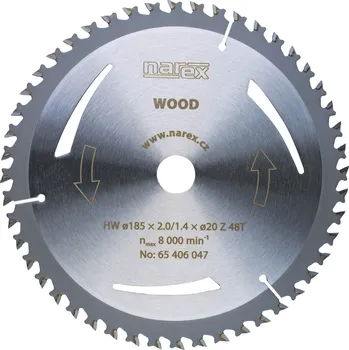 Pilový kotouč Narex 65406047 185 x 20 mm 48 zubů