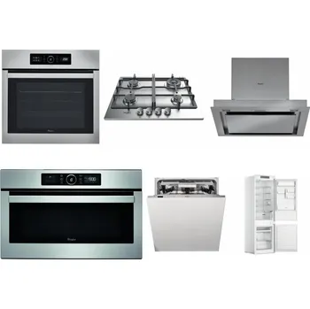 Set domácích spotřebičů WHIRLPOOL ABSOLUTE AKZ9 6230 IX + WHIRLPOOL TKRL 661 IX EU + WHIRLPOOL AKR 860 IX + WHIRLPOOL ABSOLUTE AMW 730 IX + WHIRLPOOL WIO 3O540 PELG + WHIRLPOOL WHC18 T311