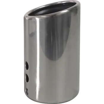 Koncovka výfuku Inox kulatá - průměr 35-50mm / délka 140mm