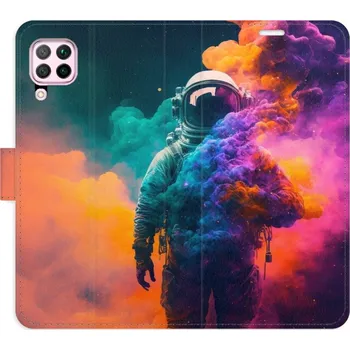 Pouzdro na mobilní telefon Flipové pouzdro iSaprio - Astronaut in Colours 02 - Huawei P40 Lite