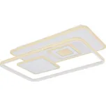 Globo 48443-55 LED stropní svítidlo Roderick 1x55W | 3600lm | 3000-6000K - stmívatelné, paměťová funkce, noční režim, dálkové ovládání, opál, bílá + Trio 983-3400 3x LED žárovka TROPFEN 1x4W | E14 | 470lm | 3000K