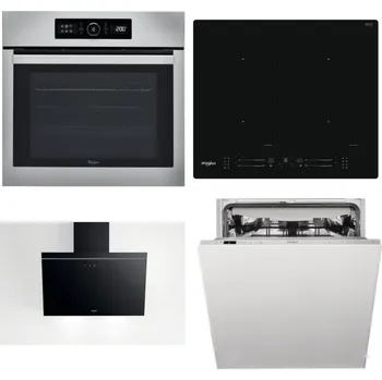 Set domácích spotřebičů WHIRLPOOL ABSOLUTE AKZ9 6230 IX + WHIRLPOOL WL S7260 NE + WHIRLPOOL AKR 62F LT K + WHIRLPOOL WIC 3C33 PFE