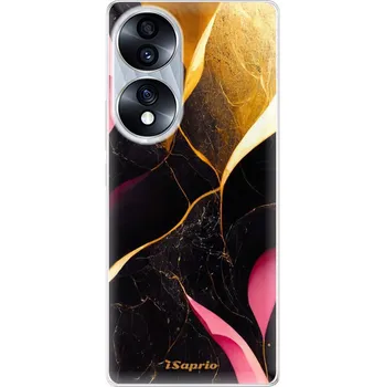Pouzdro na mobilní telefon Odolné silikonové pouzdro iSaprio - Gold Pink Marble - Honor 70