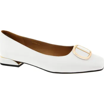 Dámské baleríny EPICA Dámské bílé kožené balerínky 6CSY20009C 13-N-245 Velikost 38