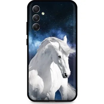 Pouzdro na mobilní telefon Kryt Samsung A34 White Horse (obal neboli pouzdro na Samsung A34)
